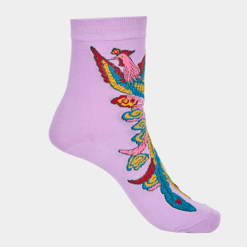 3 pares de calcetines casuales multicolores Phoenix Quarter para mujer de Buddha Stones - image 21