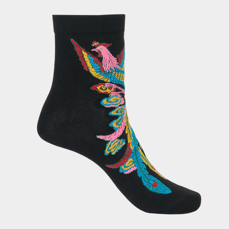 3 pares de calcetines casuales multicolores Phoenix Quarter para mujer de Buddha Stones - image 9