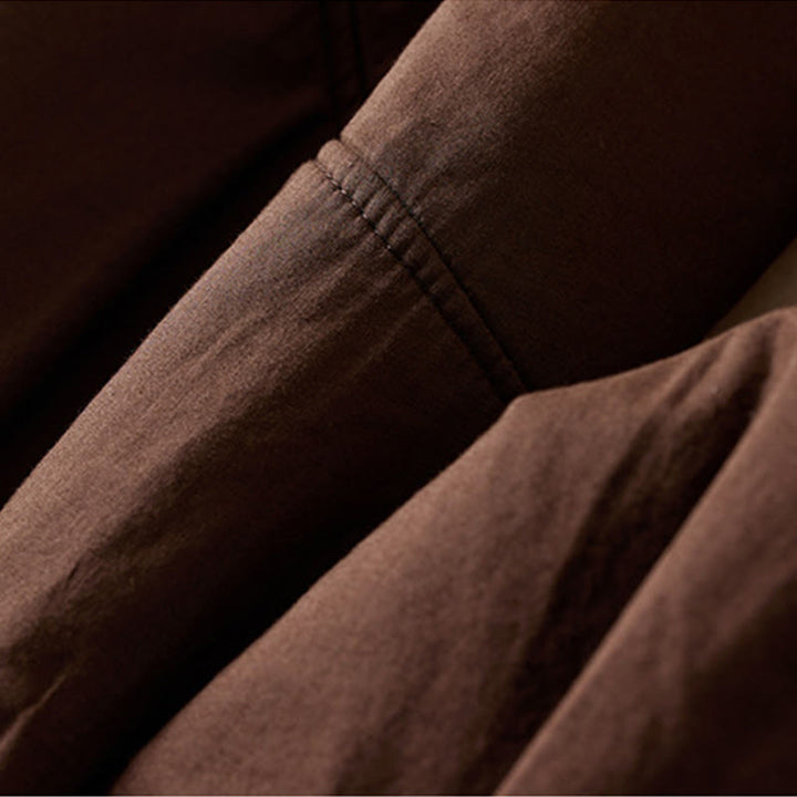 Pantalones harén gruesos con bolsillos para mujer, diseño de Buddha Stones - image 13