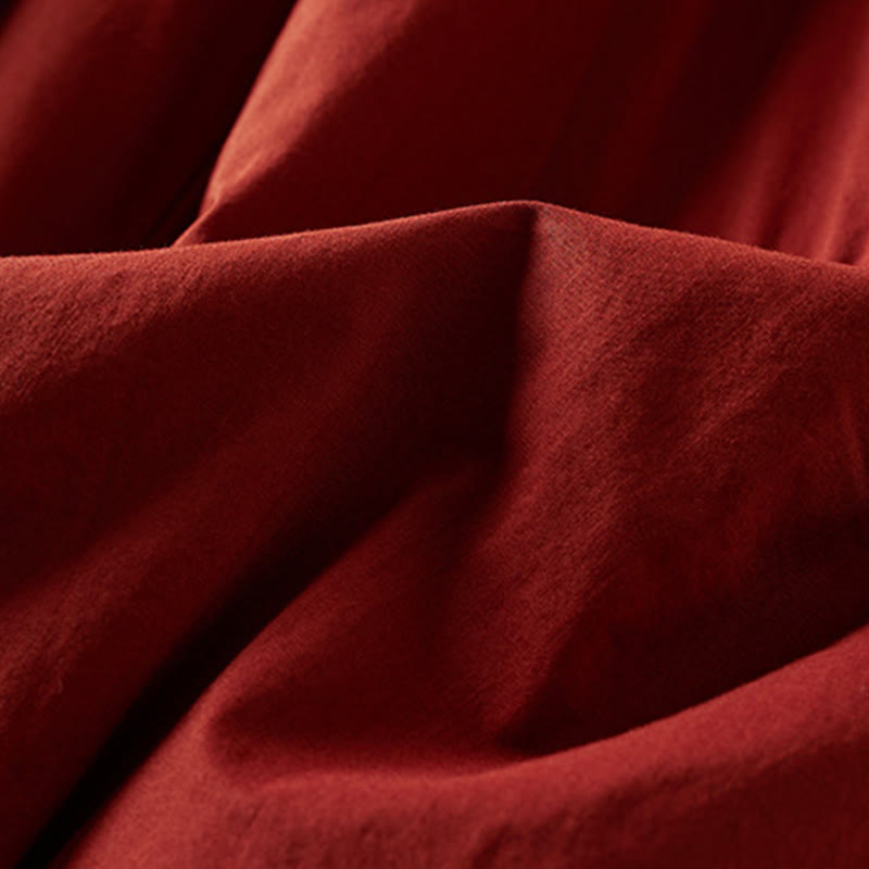 Pantalones harén gruesos con bolsillos para mujer, diseño de Buddha Stones - image 21