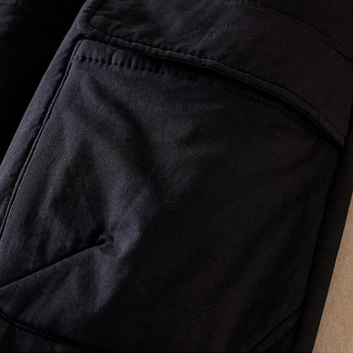 Pantalones harén gruesos con bolsillos para mujer, diseño de Buddha Stones - image 29