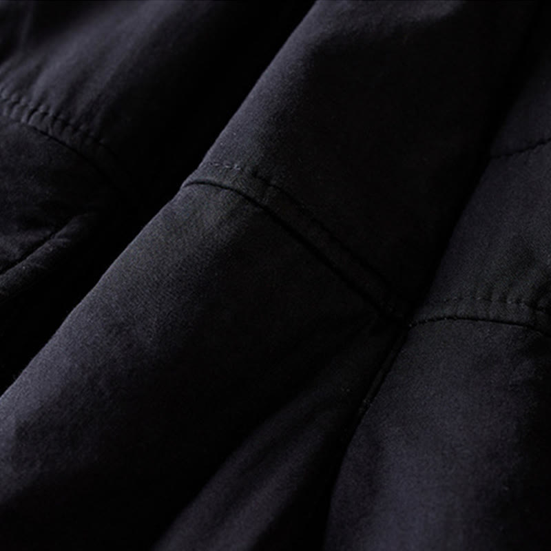 Pantalones harén gruesos con bolsillos para mujer, diseño de Buddha Stones - image 24