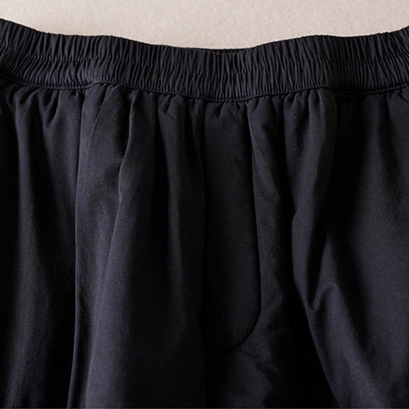 Pantalones harén gruesos con bolsillos para mujer, diseño de Buddha Stones - image 27