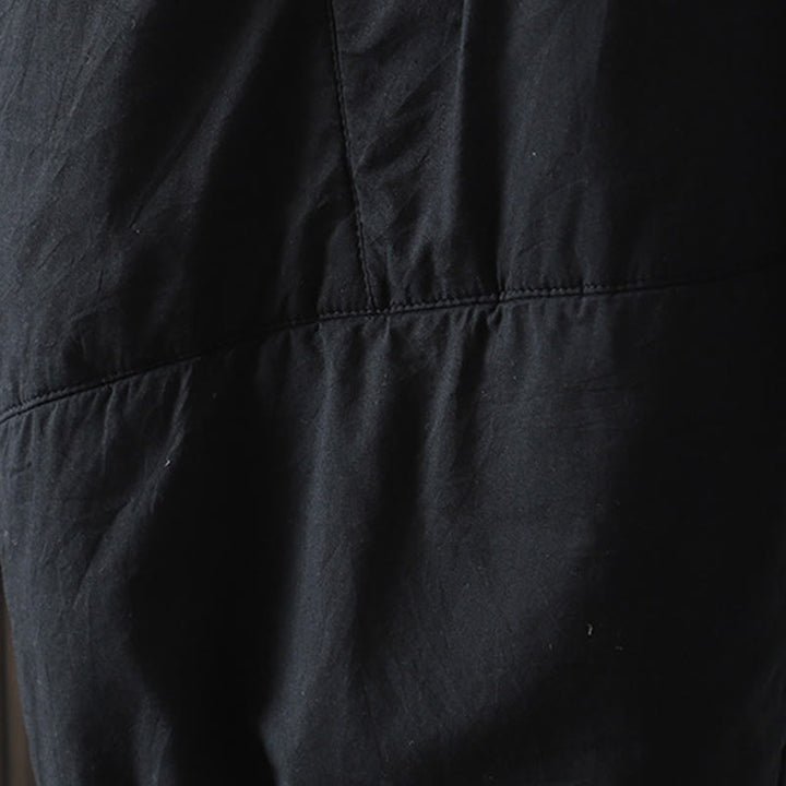 Pantalones harén para mujer con bolsillos y diseño liso y cálido de Buddha Stones - image 13