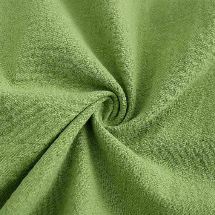 Conjunto de 2 piezas de camisa de manga larga con bolsillos y pantalones con cordón para meditación, de algodón y lino, con Buddha Stones , para mujer - image 4