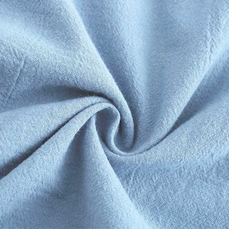 Conjunto de 2 piezas de camisa de manga larga con bolsillos y pantalones con cordón para meditación, de algodón y lino, con Buddha Stones , para mujer - image 28