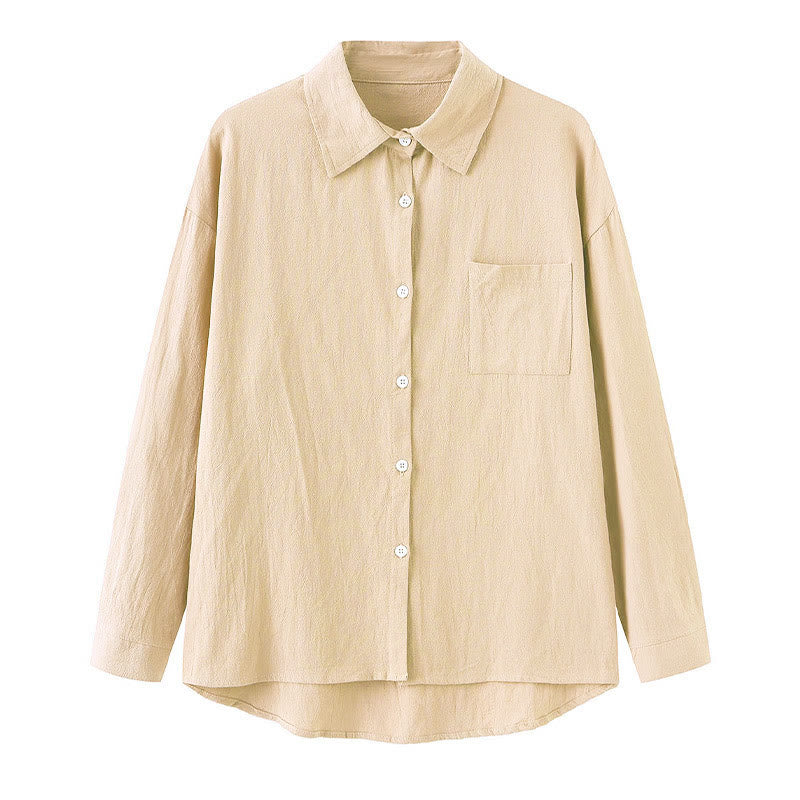 Conjunto de 2 piezas de camisa de manga larga con bolsillos y pantalones con cordón para meditación, de algodón y lino, con Buddha Stones , para mujer - image 14