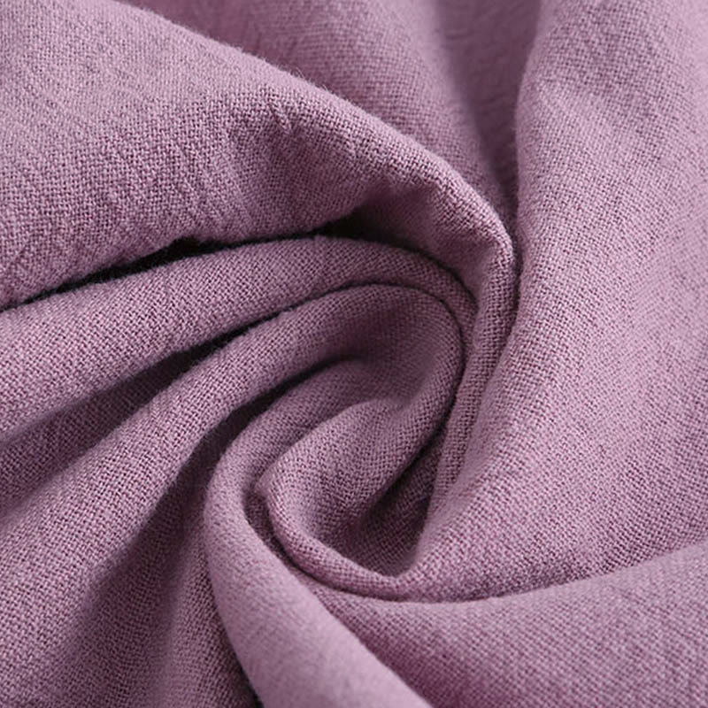 Conjunto de 2 piezas de camisa de manga larga con bolsillos y pantalones con cordón para meditación, de algodón y lino, con Buddha Stones , para mujer - image 58