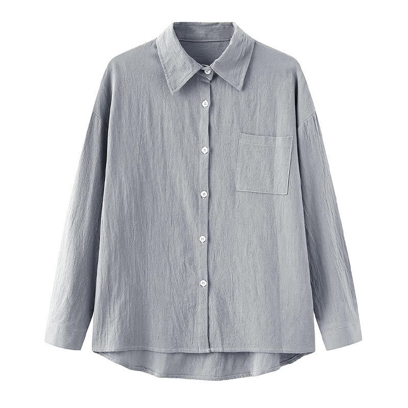 Conjunto de 2 piezas de camisa de manga larga con bolsillos y pantalones con cordón para meditación, de algodón y lino, con Buddha Stones , para mujer - image 50