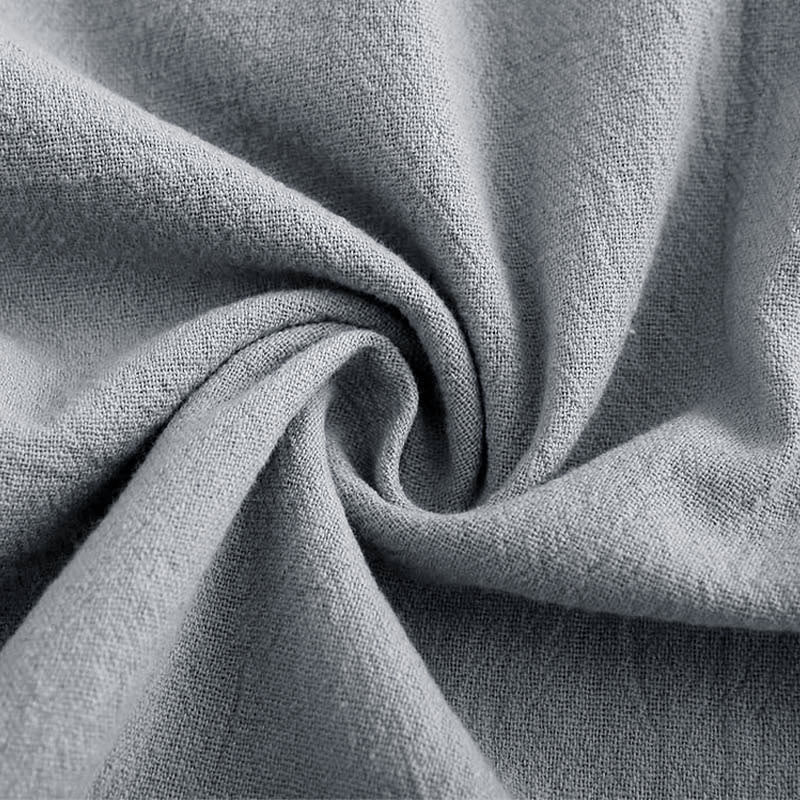 Conjunto de 2 piezas de camisa de manga larga con bolsillos y pantalones con cordón para meditación, de algodón y lino, con Buddha Stones , para mujer - image 53