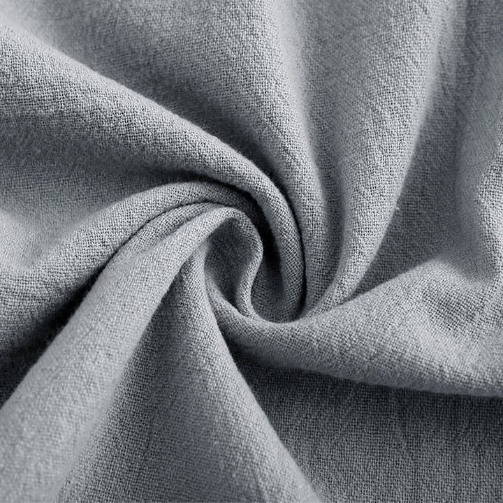 Conjunto de 2 piezas de camisa de manga larga con bolsillos y pantalones con cordón para meditación, de algodón y lino, con Buddha Stones , para mujer - image 53