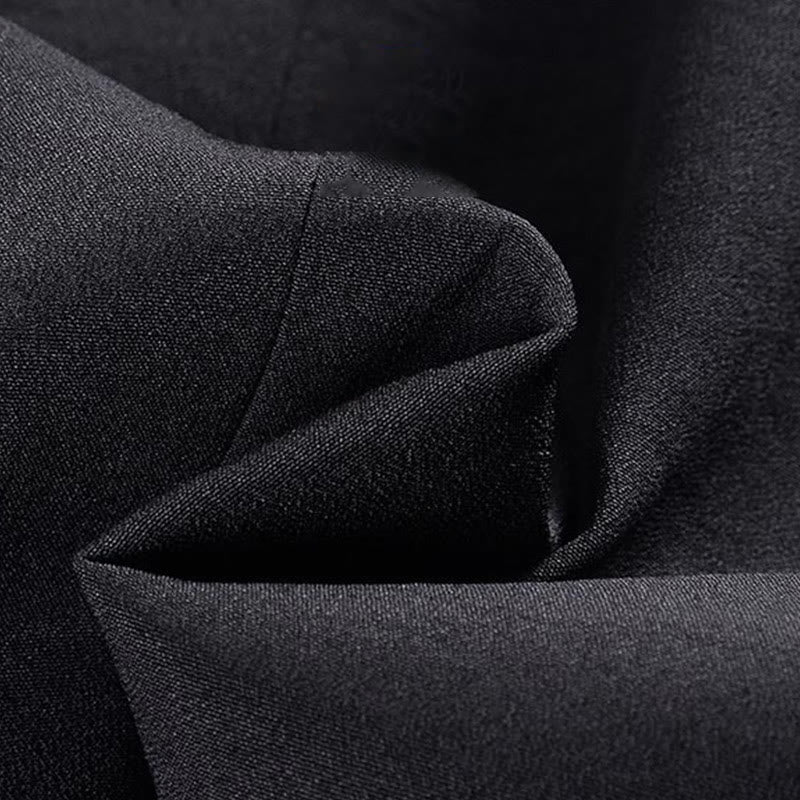 Chaqueta de manga larga para hombre con diseño de rana dragón y botones bordados con Buddha Stones - image 9