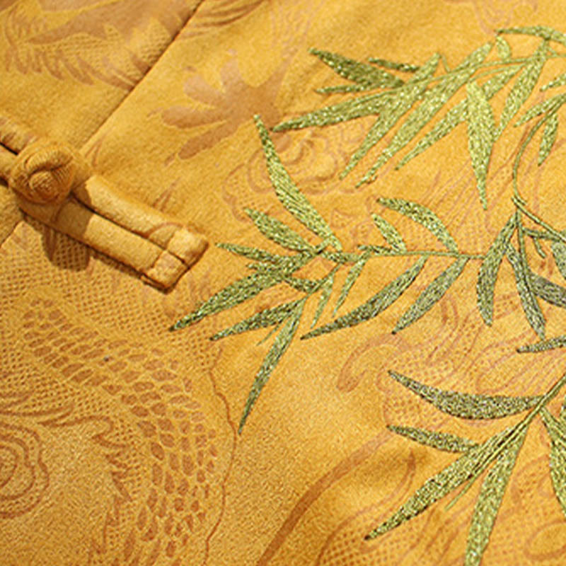 Chaqueta de manga larga para hombre con diseño de rana dragón de bambú y Buddha Stones - image 22
