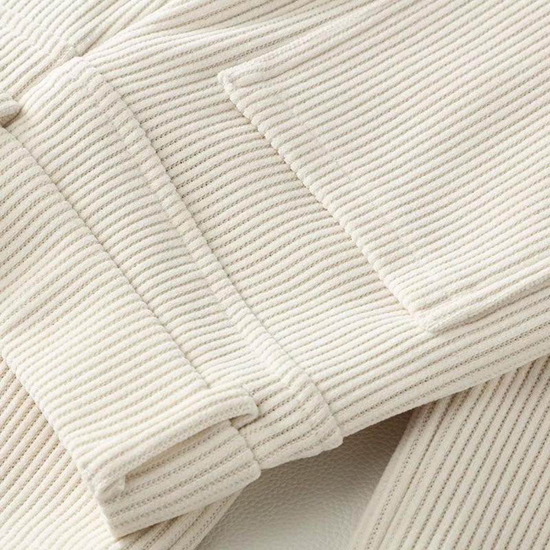 Pantalones anchos de pana de algodón con diseño de pierna recta de invierno para mujer con bolsillos de Buddha Stones - image 3