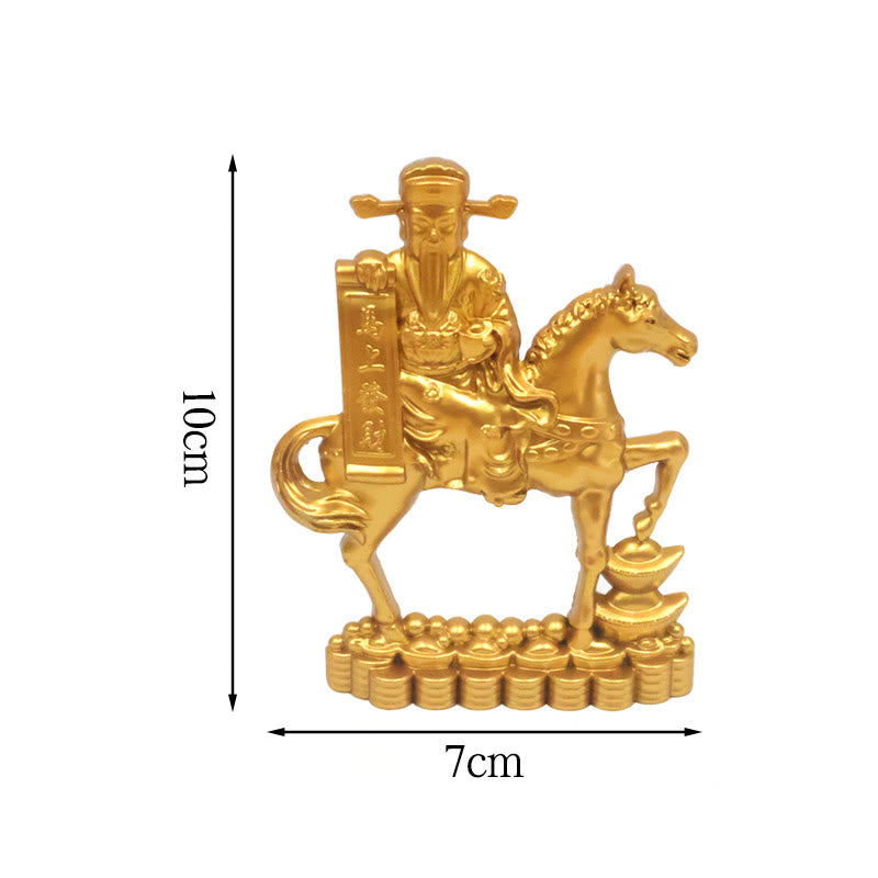 Amuleto de caballo con Buddha Stones del zodiaco chino, monedas de cobre que atraen la fortuna y la prosperidad, decoración del hogar. - Dios caballo de la riqueza - image 16