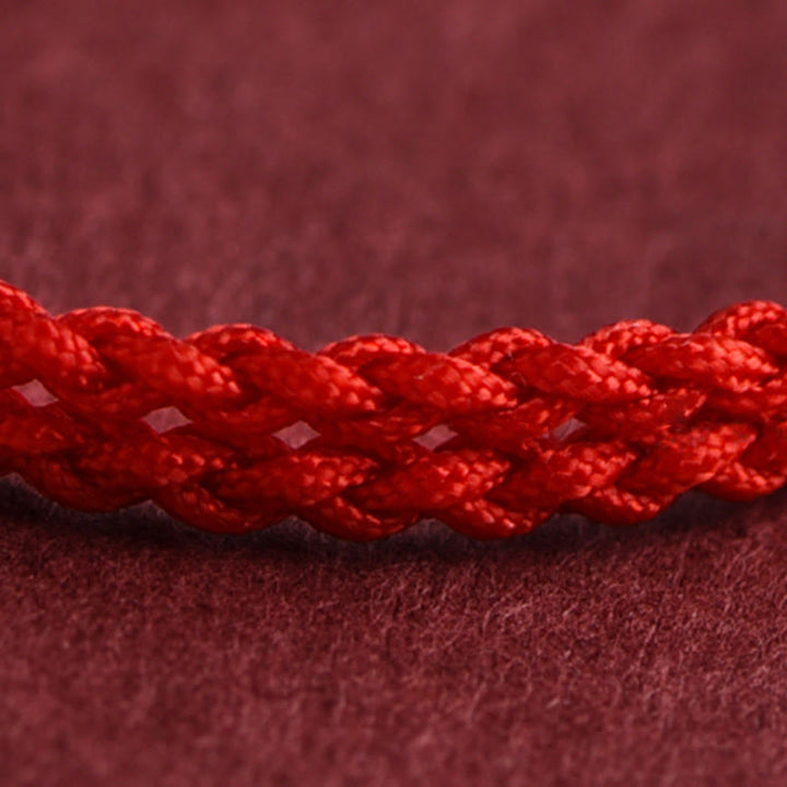 Pulsera trenzada de cuerda de la suerte con monedas de cobre y plata de ley 999 con Buddha Stones del Año del Caballo - image 13