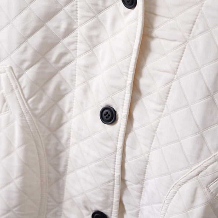 Chaqueta informal de algodón de manga larga para mujer, de color liso y con bolsillos , de Buddha Stones - image 9