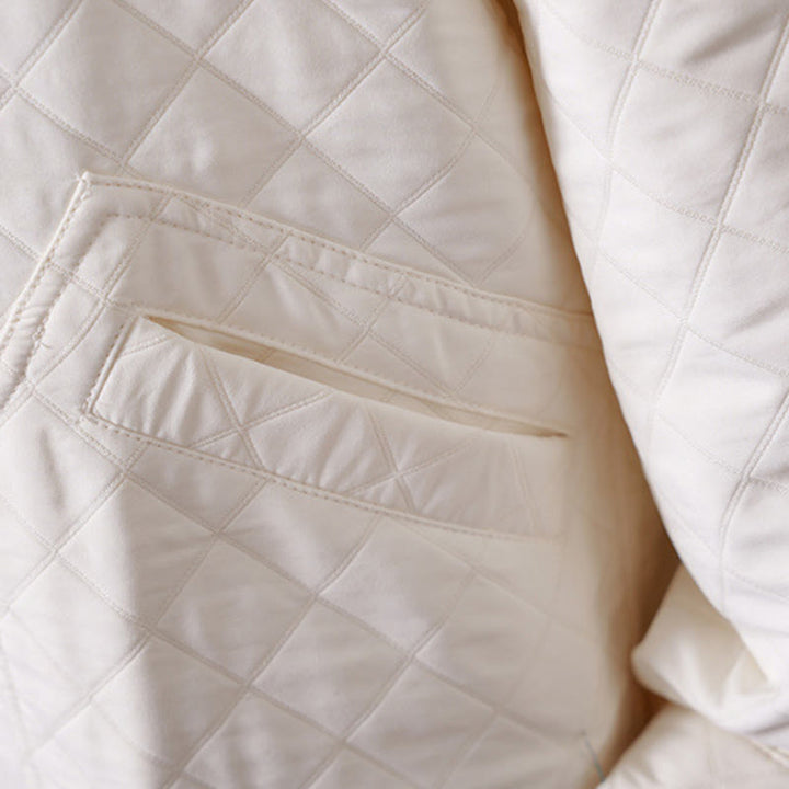 Chaqueta informal de algodón de manga larga para mujer, de color liso y con bolsillos , de Buddha Stones - image 10