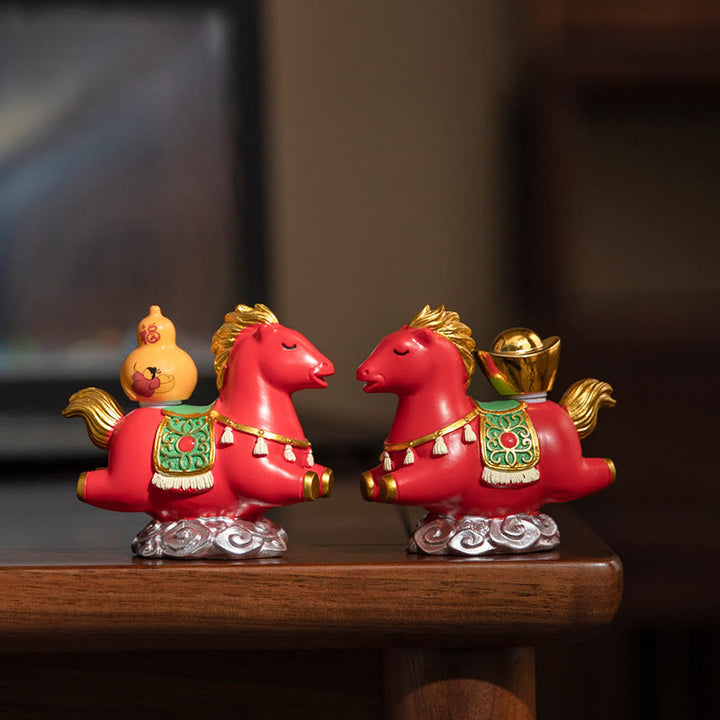 Buddha Stones del zodiaco chino, año del Caballo, personaje Fu, prosperidad, decoración del hogar - image 22