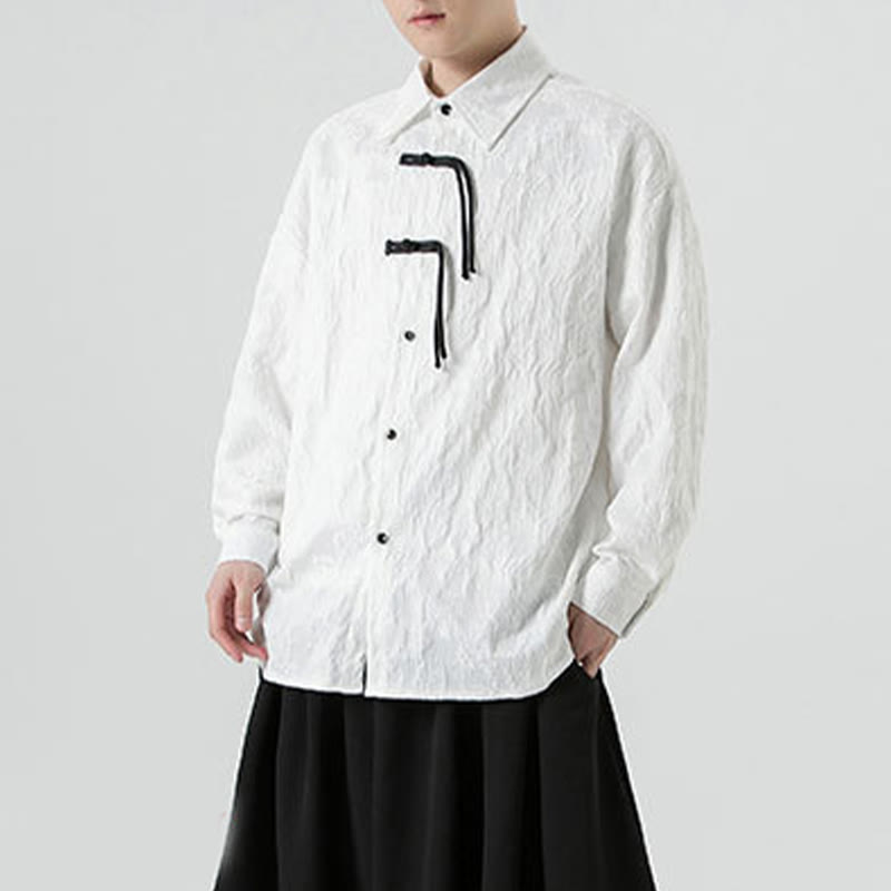 Chaqueta de traje Tang de manga larga para hombre con estampado de Buddha Stones - image 24