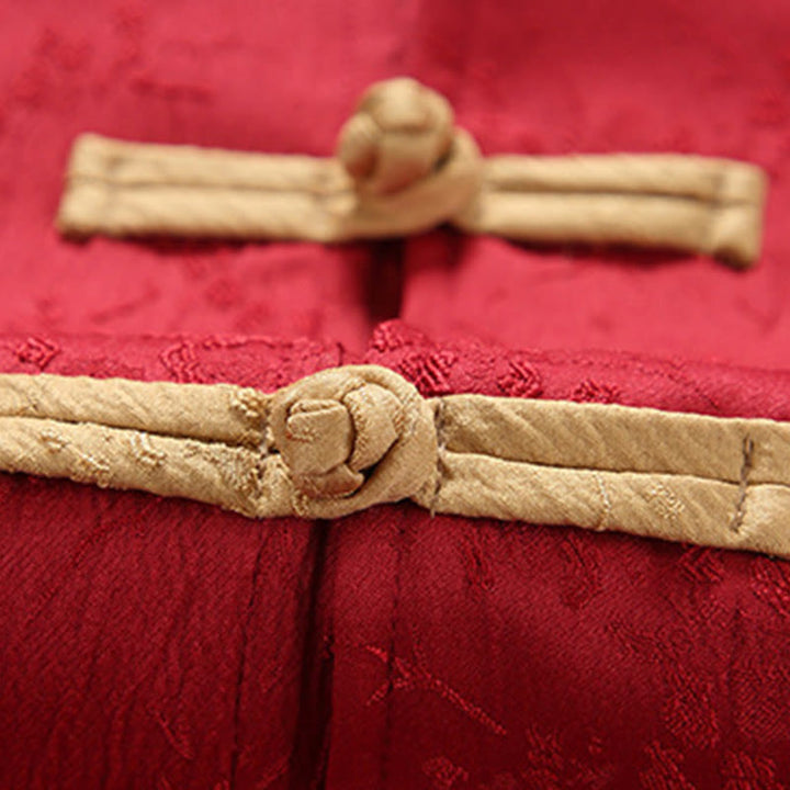 Chaqueta de algodón para hombre, de manga larga, con cuello alto y bolsillos, con estampado de Buddha Stones en jacquard - image 4