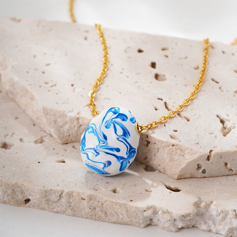 Collar con colgante de gota de agua de cobre con Buddha Stones para la curación de la riqueza - image 1