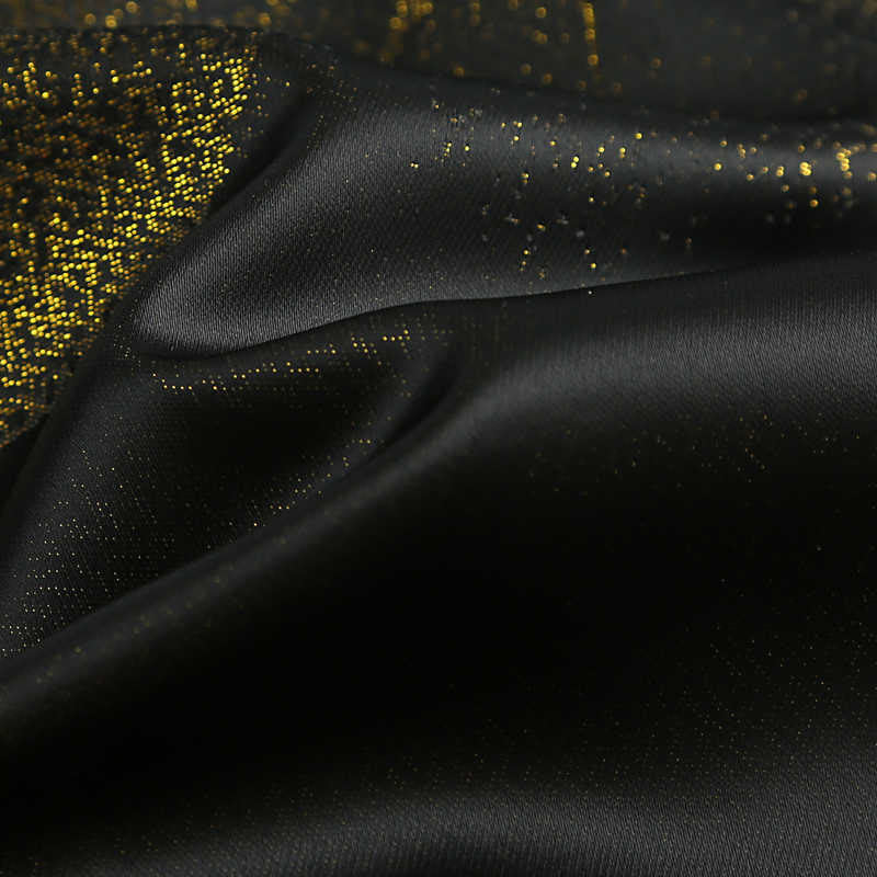 Chaqueta de manga larga para hombre con botones de rana y diseño de grulla de montaña dorada teñida con Buddha Stones, con bolsillos - image 11