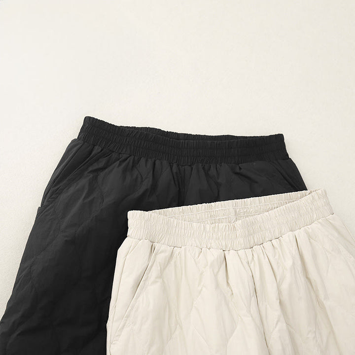 Pantalones térmicos de algodón para mujer, de color liso, con bolsillos , de Buddha Stones, para invierno - image 13