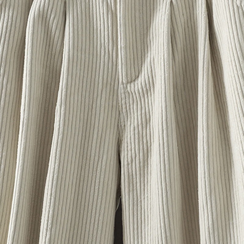 Pantalones harén Buddha Stones de invierno para mujer, de pana lisa, de algodón, de cintura alta, forrados con vellón y bolsillos - image 6