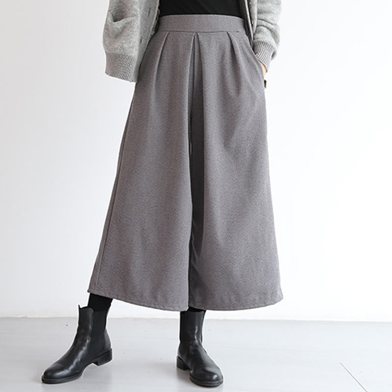 Pantalones Buddha Stones con cintura elástica y bolsillos para mujer, tallas 7-8 - image 4