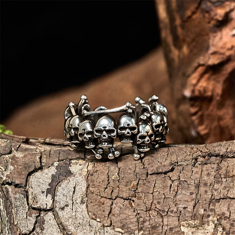 Buddha Stones de cobre y hueso de calavera, el Señor del Bosque Cadáver, para alejar a los malos espíritus. - image 1