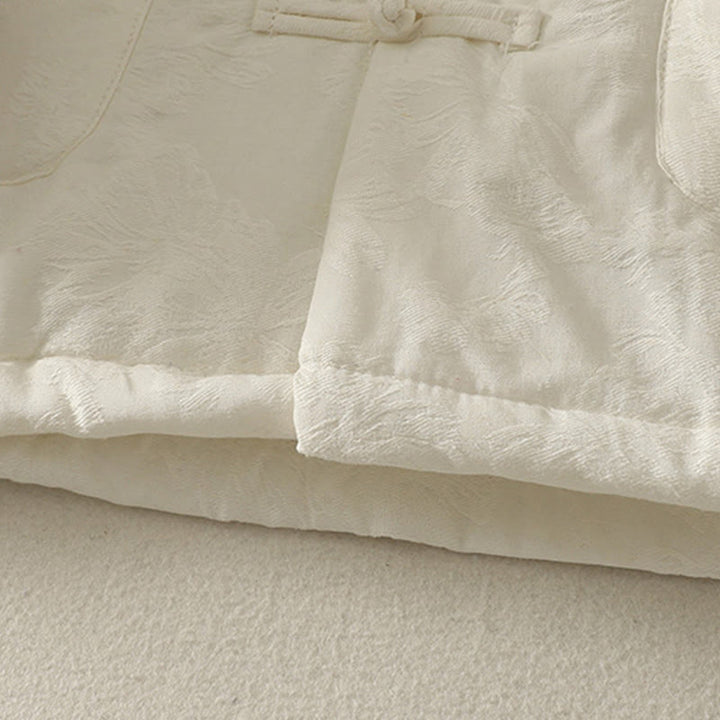 Chaqueta de manga larga con botones de rana y bolsillos para mujer de Buddha Stones - image 14