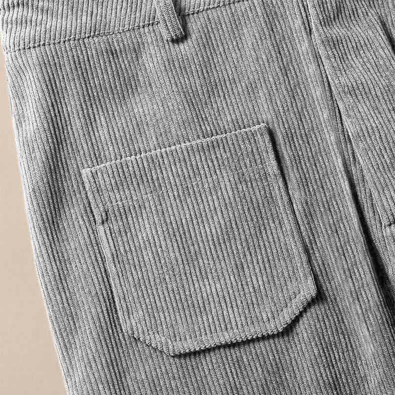 Pantalones anchos de pana y poliéster con botones y bolsillos para mujer de Buddha Stones - image 18