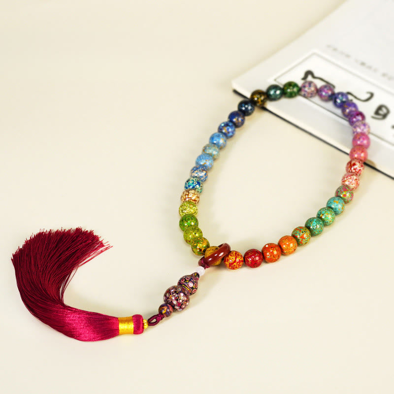 Pulsera de bendición con Buddha Stones - Ébano (Circunferencia de la muñeca: 15-18 cm) - image 1