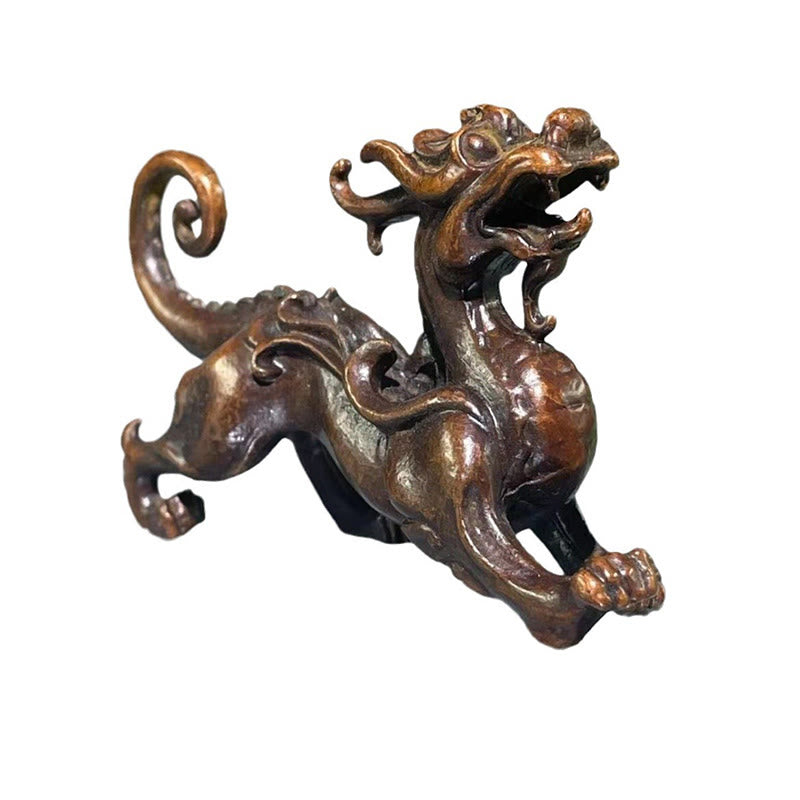 Buddha Stones pequeñas de aleación PiXiu, decoración para la riqueza y la suerte, 9,2 x 2,4 x 5,2 cm - image 12