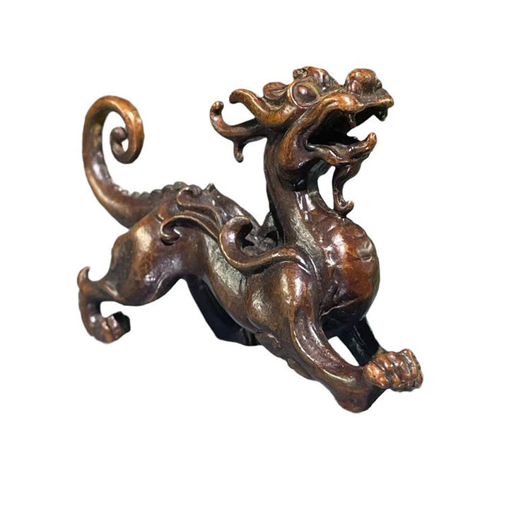 Buddha Stones pequeñas de aleación PiXiu, decoración para la riqueza y la suerte, 9,2 x 2,4 x 5,2 cm - image 12