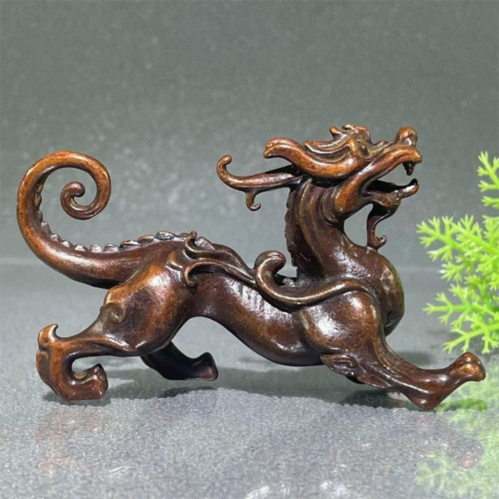 Buddha Stones pequeñas de aleación PiXiu, decoración para la riqueza y la suerte, 9,2 x 2,4 x 5,2 cm - image 3