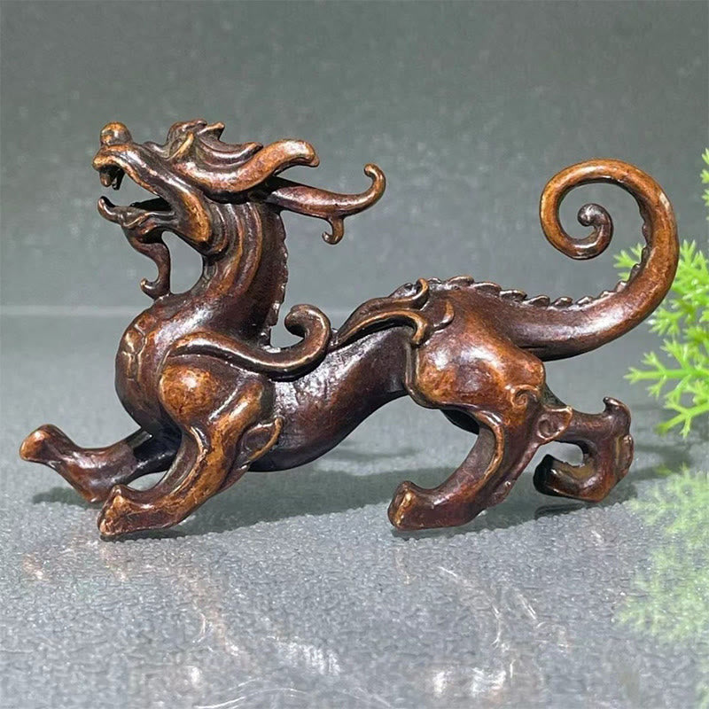 Buddha Stones pequeñas de aleación PiXiu, decoración para la riqueza y la suerte, 9,2 x 2,4 x 5,2 cm - image 9