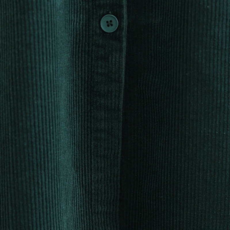 Vestido midi sin mangas con botones y bolsillos de Buddha Stones Pure Colo - image 11