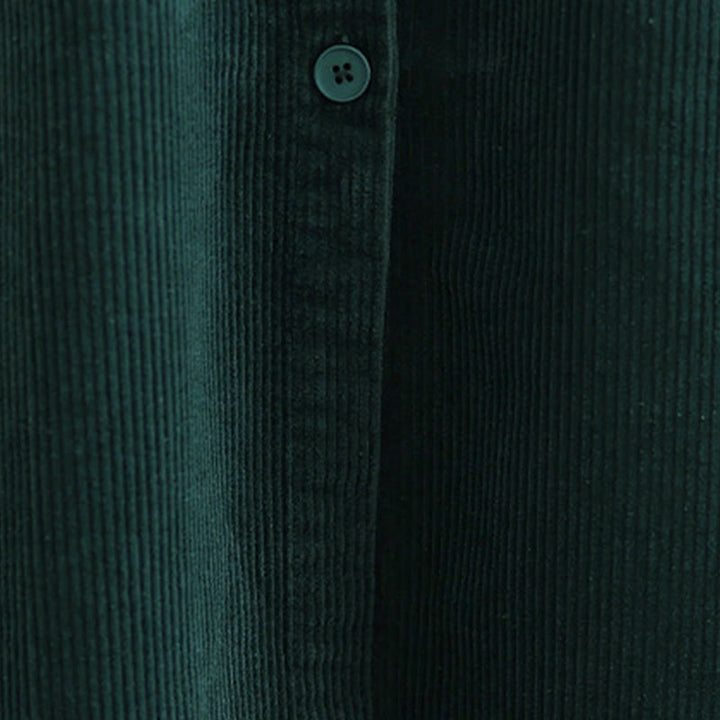 Vestido midi sin mangas con botones y bolsillos de Buddha Stones Pure Colo - image 11