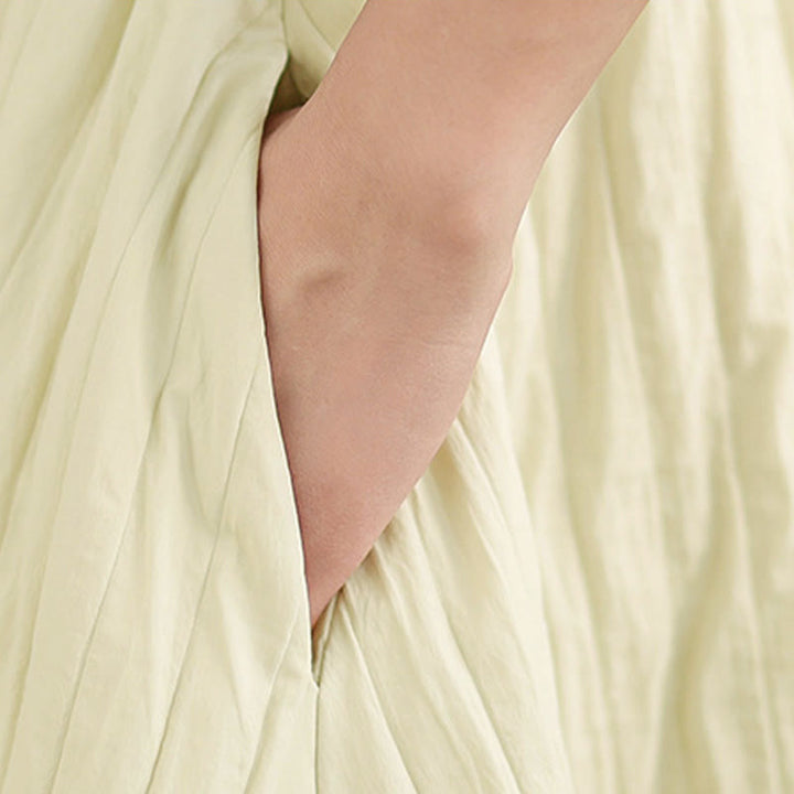 Falda térmica para mujer con cintura elástica, diseño plisado y bolsillos de Buddha Stones - image 16