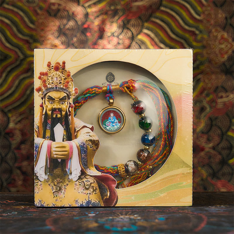 Pulsera de hilo con bendición de cinabrio y Buddha Stones de Buda Thangka del zodíaco chino - image 29