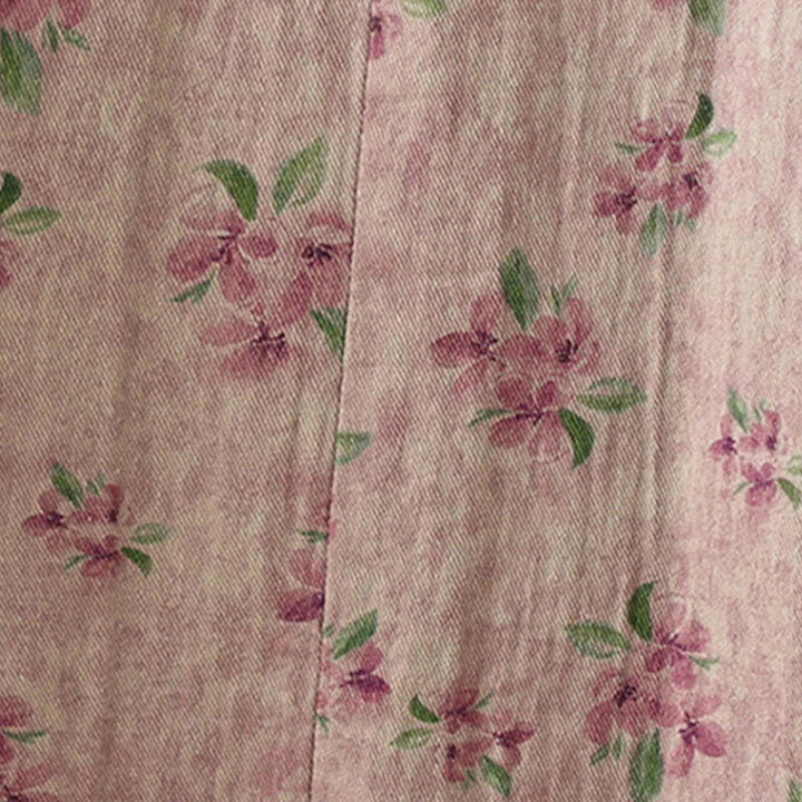 Chaqueta térmica de algodón con estampado floral y manga larga para mujer Buddha Stones con bolsillos - image 7