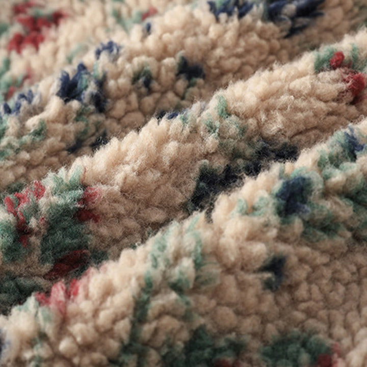 Chaqueta térmica de manga larga con botones y estampado floral para mujer de Buddha Stones , confeccionada en algodón. Incluye bolsillos. - image 11