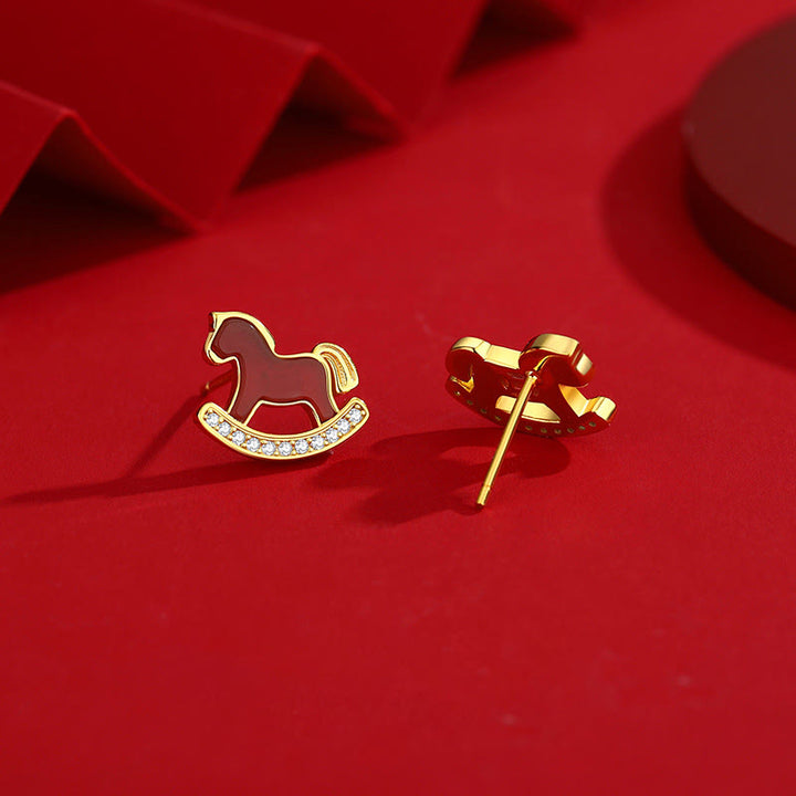 Pulsera de plata de ley 925 con dije de ágata roja del Año del Caballo y dije de Buddha Stones Calm Chain. - image 13