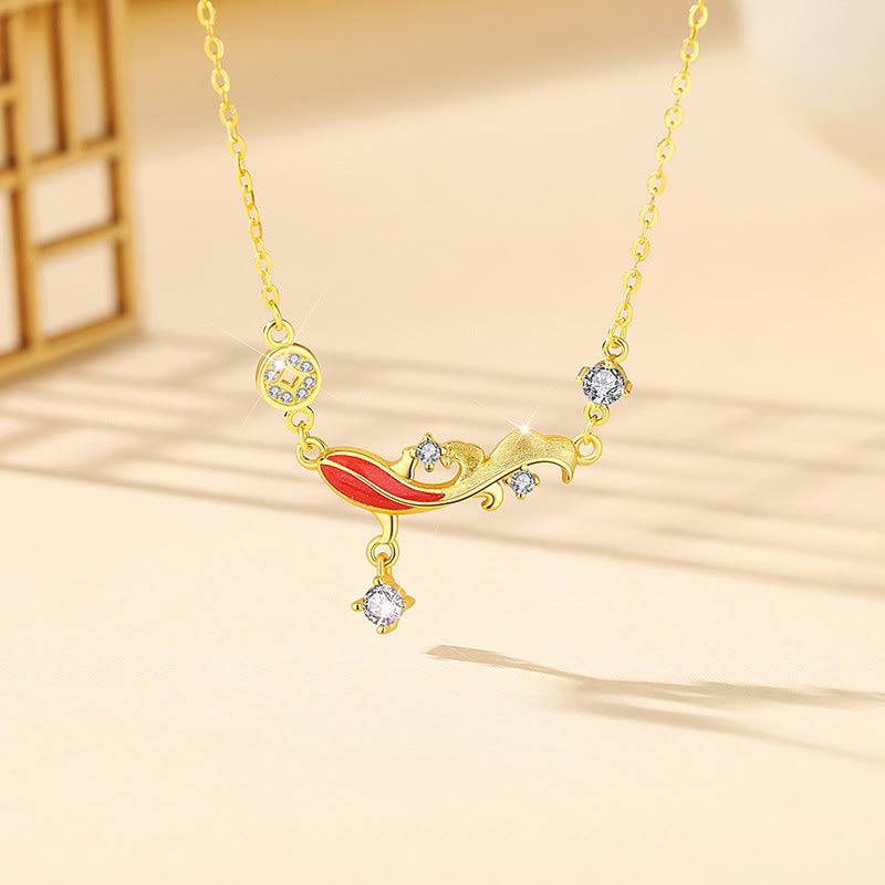 Buddha Stones , con cordón rojo. - Collar de peces koi - image 8