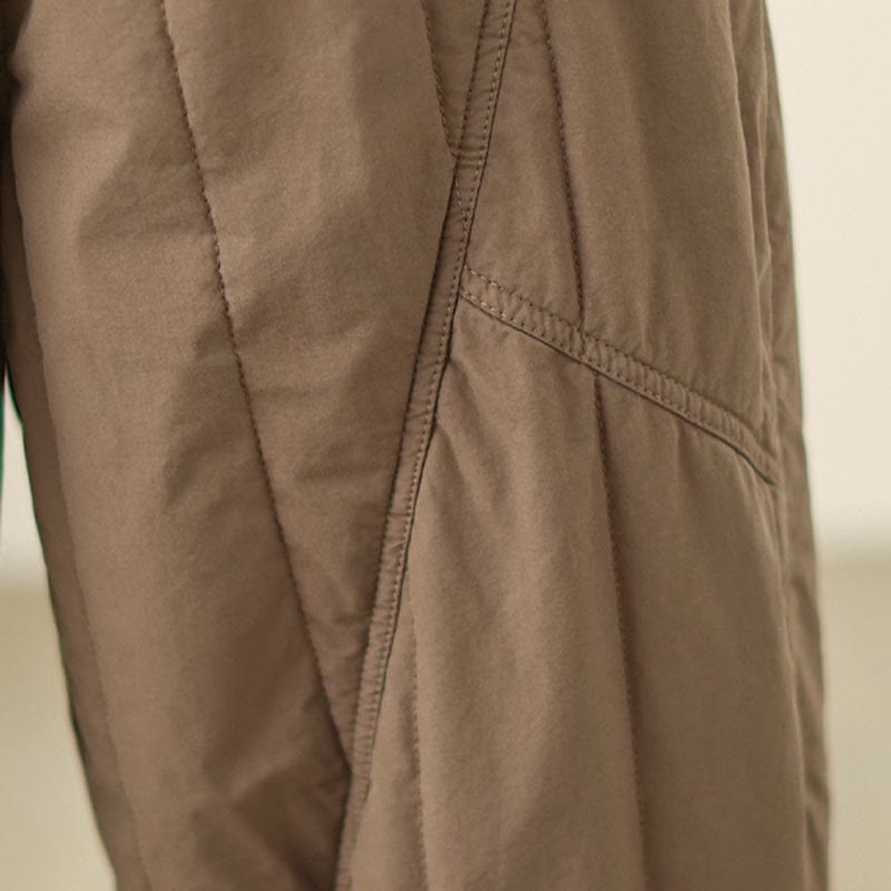Pantalones tipo harem térmicos de cintura alta con cintura elástica y bolsillos para mujer, con estampado de Buddha Stones. - image 18