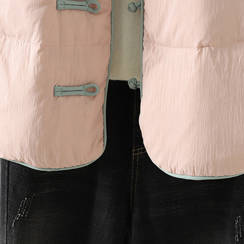 Chaqueta térmica de manga larga para mujer con bolsillos, bordado de flores de durazno y piedras de Buddha Stones. - image 11