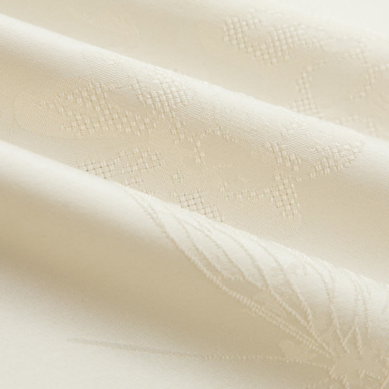 Chaqueta de manga larga para mujer con bordado de flores otoñales y Buddha Stones , diseño de botones de rana - image 12