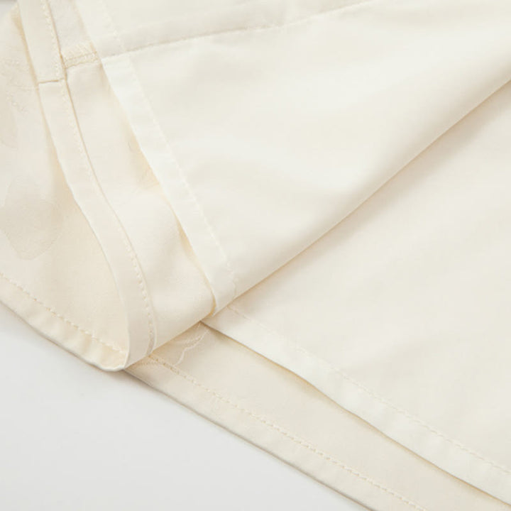 Chaqueta de manga larga para mujer con bordado de flores otoñales y Buddha Stones , diseño de botones de rana - image 9